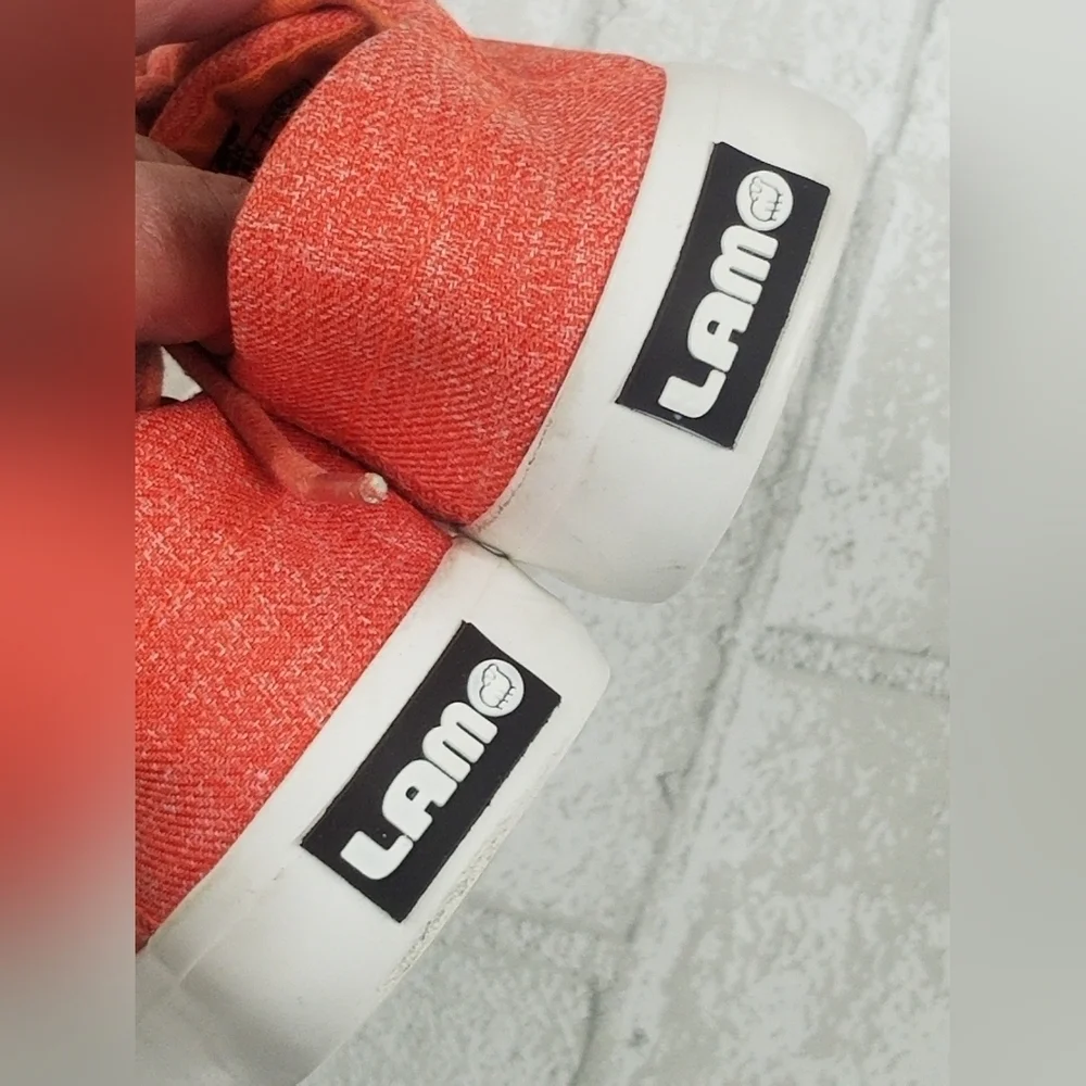 Lamo Orange Woven Sneakers